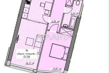 1-кімнатна квартира за адресою Курортний пров. (площа 51,4 м²) - Atlanta.ua - фото 16