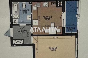 1-room apartment apartment by the address st. Truskavetskaya ul (area 39,5 m²) - Atlanta.ua - photo 10