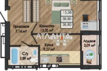 1-комнатная квартира по адресу ул. Николаевская (площадь 39 м²) - Atlanta.ua - фото 17