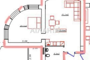 1-room apartment apartment by the address st. Khantadze per (area 72,5 m²) - Atlanta.ua - photo 12