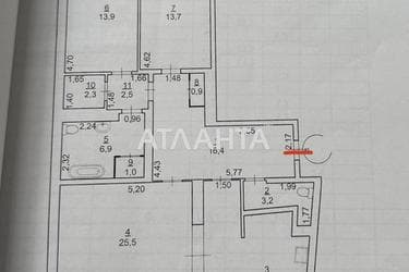 3-кімнатна квартира за адресою Фонтанська дор. (площа 120 м²) - Atlanta.ua - фото 25