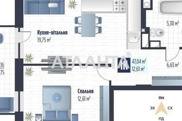 1-room apartment apartment by the address st. Stryyskaya (area 47,0 m²) - Atlanta.ua - photo 7