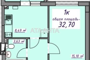 1-кімнатна квартира за адресою вул. Масив 10 (площа 33 м²) - Atlanta.ua - фото 14
