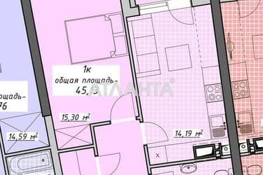1-кімнатна квартира за адресою Курортний пров. (площа 45,1 м²) - Atlanta.ua - фото 13