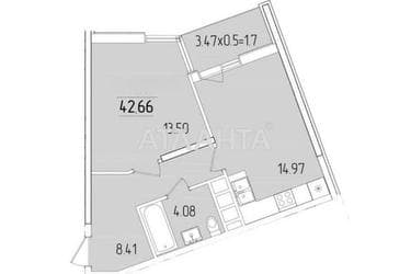 1-кімнатна квартира за адресою вул. Краснова (площа 43 м²) - Atlanta.ua - фото 28