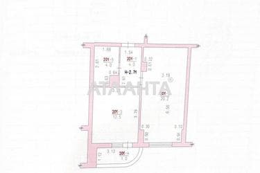 1-комнатная квартира по адресу ул. Радужный м-н (площадь 41,7 м²) - Atlanta.ua - фото 20