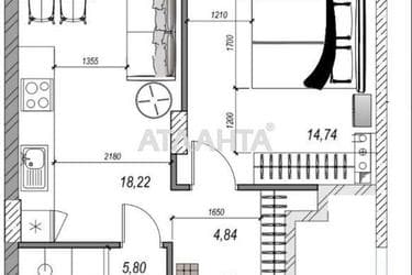1-кімнатна квартира за адресою Фонтанська дор. (площа 45,2 м²) - Atlanta.ua - фото 13