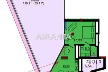3-комнатная квартира по адресу ул. Аркадийская Аллея (площадь 125,8 м²) - Atlanta.ua - фото 14