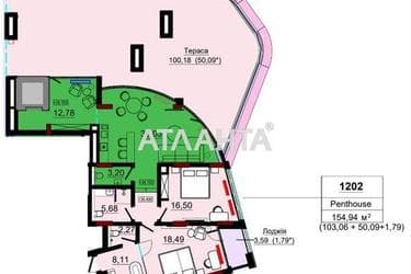 3-кімнатна квартира за адресою вул. Аркадійська Алея (площа 154,9 м²) - Atlanta.ua - фото 16