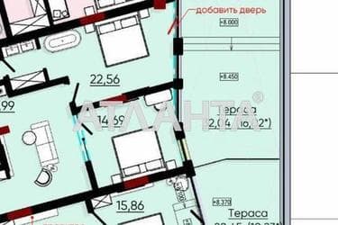 1-кімнатна квартира за адресою вул. Аркадійська Алея (площа 89,2 м²) - Atlanta.ua - фото 20