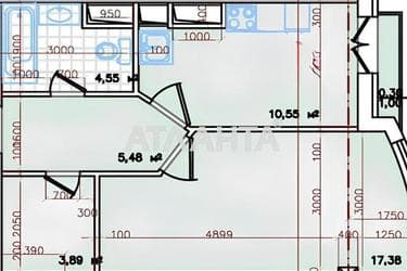 1-комнатная квартира по адресу ул. Жемчужная (площадь 44,2 м²) - Atlanta.ua - фото 30