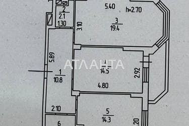 2-комнатная квартира по адресу Овидиопольская дор. (площадь 66,2 м²) - Atlanta.ua - фото 19