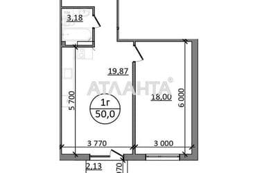 1-room apartment apartment by the address st. Zelenaya bokovaya (area 50 m²) - Atlanta.ua - photo 10