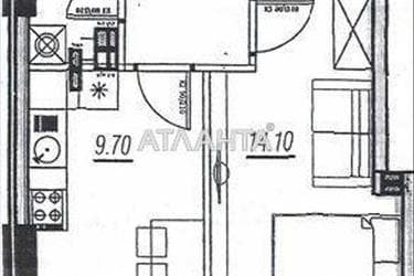 1-кімнатна квартира за адресою вул. Бочарова ген. (площа 39,7 м²) - Atlanta.ua - фото 8