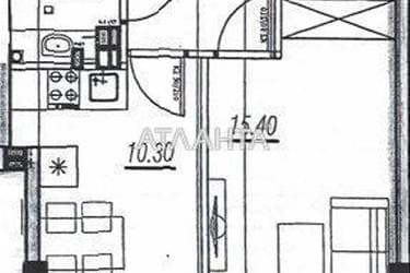 1-room apartment apartment by the address st. Bocharova gen (area 39,2 m²) - Atlanta.ua - photo 7