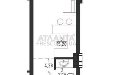 1-room apartment apartment by the address st. Zabolotnogo akademika (area 23,1 m²) - Atlanta.ua - photo 11