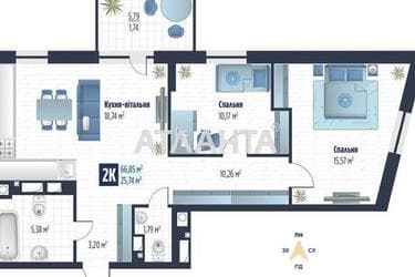 2-кімнатна квартира за адресою вул. Стрийська (площа 66,9 м²) - Atlanta.ua - фото 8