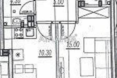 1-комнатная квартира по адресу ул. Бочарова ген. (площадь 37,8 м²) - Atlanta.ua - фото 7