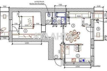 2-rooms apartment apartment by the address st. Chernomorskaya (area 68,6 m²) - Atlanta.ua - photo 25
