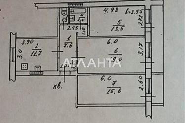 3-кімнатна квартира за адресою вул. Середньофонтанська (площа 75 м²) - Atlanta.ua - фото 20