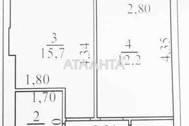 1-кімнатна квартира за адресою вул. Вільямса ак. (площа 40 м²) - Atlanta.ua - фото 18