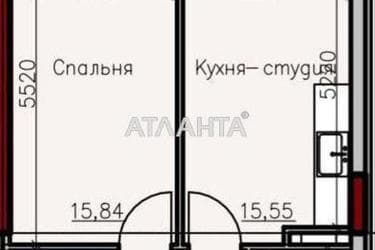 1-кімнатна квартира за адресою вул. Донського Дмитра (площа 45,4 м²) - Atlanta.ua - фото 9