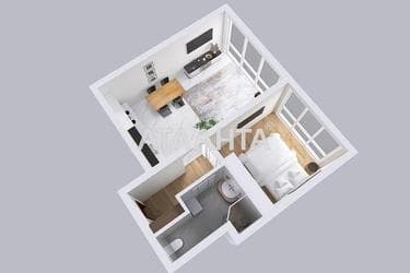 1-кімнатна квартира за адресою вул. Філатова ак. (площа 42,4 м²) - Atlanta.ua - фото 42