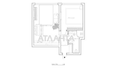 1-кімнатна квартира за адресою вул. Філатова ак. (площа 42,4 м²) - Atlanta.ua - фото 43
