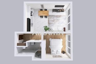 1-кімнатна квартира за адресою вул. Філатова ак. (площа 42,4 м²) - Atlanta.ua - фото 44