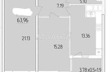 2-кімнатна квартира за адресою вул. Краснова (площа 65 м²) - Atlanta.ua - фото 40