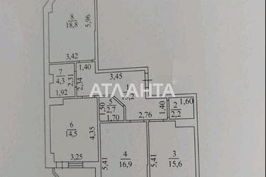 3-rooms apartment apartment by the address st. Ovidiopolskaya dor (area 89,2 m²) - Atlanta.ua - photo 36