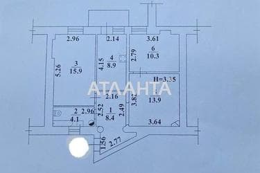 3-rooms apartment apartment by the address st. Zhukovskogo (area 64 m²) - Atlanta.ua - photo 48