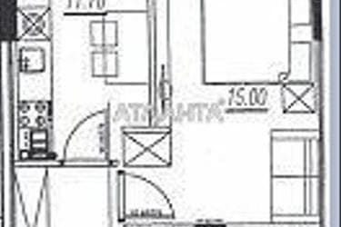 1-комнатная квартира по адресу ул. Бочарова ген. (площадь 43,3 м²) - Atlanta.ua - фото 6