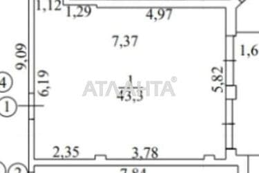 2-комнатная квартира по адресу ул. Гимназическая (площадь 50,2 м²) - Atlanta.ua - фото 24