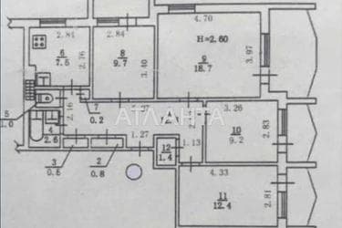 Многокомнатная квартира по адресу Глушко ак. Пр. (площадь 85,2 м²) - Atlanta.ua - фото 20