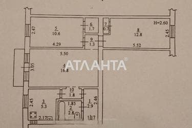 3-комнатная квартира по адресу Люстдорфская дор. (площадь 57 м²) - Atlanta.ua - фото 28