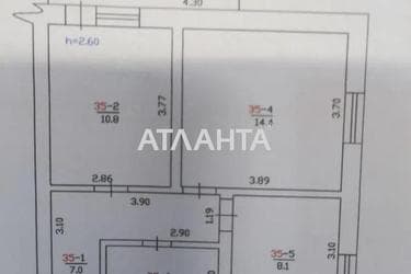 2-комнатная квартира по адресу ул. Центральная (площадь 50 м²) - Atlanta.ua - фото 13