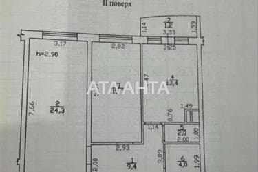 2-комнатная квартира по адресу Гагарина пр. (площадь 70 м²) - Atlanta.ua - фото 20