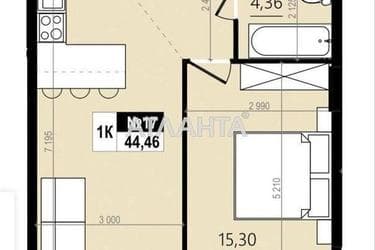 1-комнатная квартира по адресу ул. Галицкая (площадь 44,5 м²) - Atlanta.ua - фото 10