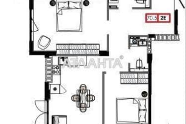 2-кімнатна квартира за адресою вул. Марсельська (площа 70,5 м²) - Atlanta.ua - фото 7