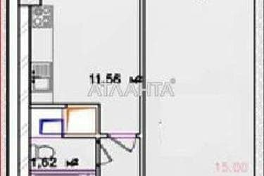 1-кімнатна квартира за адресою вул. Перлинна (площа 43 м²) - Atlanta.ua - фото 38