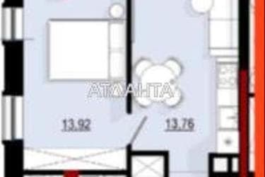 1-кімнатна квартира за адресою вул. Дачна (площа 38,8 м²) - Atlanta.ua - фото 10