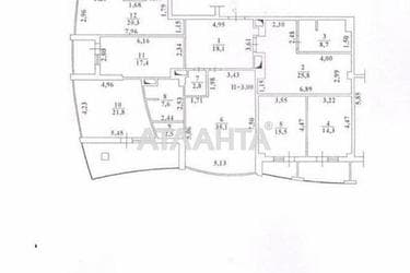 Многокомнатная квартира по адресу Ванный пер. (площадь 198,6 м²) - Atlanta.ua - фото 40