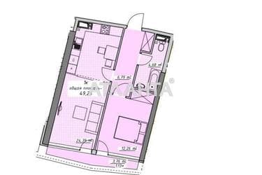 1-комнатная квартира по адресу Курортный пер. (площадь 49,3 м²) - Atlanta.ua - фото 9