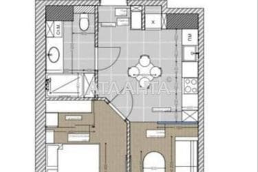 1-room apartment apartment by the address st. Genuezskaya (area 42,5 m²) - Atlanta.ua - photo 11