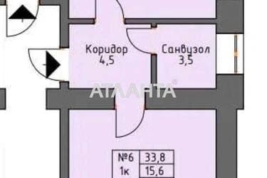 1-кімнатна квартира за адресою вул. Комітетська (площа 34 м²) - Atlanta.ua - фото 16