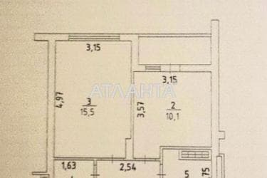 1-комнатная квартира по адресу ул. Грушевского Михаила (площадь 38,2 м²) - Atlanta.ua - фото 22