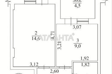 1-кімнатна квартира за адресою Небесної сотні пр. (площа 37,3 м²) - Atlanta.ua - фото 15