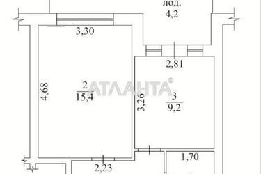 1-кімнатна квартира за адресою Небесної сотні пр. (площа 39,5 м²) - Atlanta.ua - фото 22