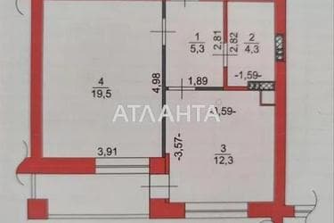 1-room apartment apartment by the address st. Ul Metrologicheskaya (area 42,9 m²) - Atlanta.ua - photo 36